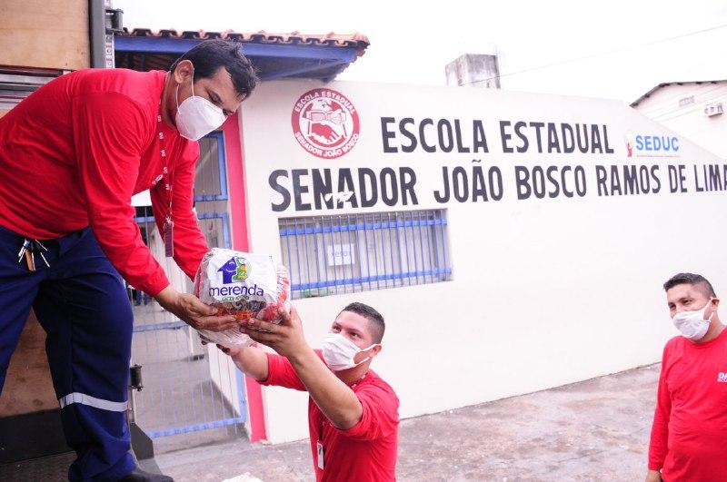 Seduc inicia busca ativa de estudantes para finalizar entrega de kits do ‘Merenda em Casa’