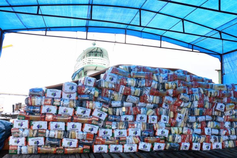 Parintins inicia a distribuição de kits do ‘Merenda em Casa’ nesta quarta (10/06)