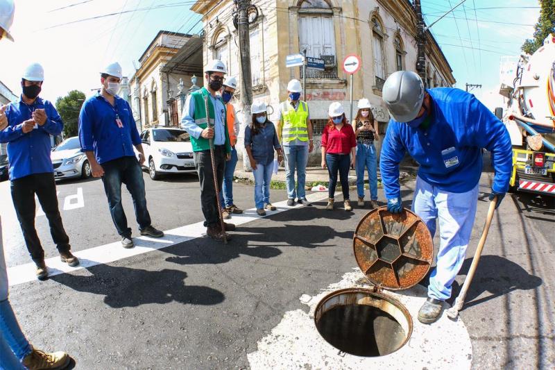 Governo inicia testes no Sistema de Esgotamento Sanitário construído pelo Prosamim III