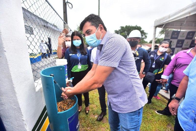 Wilson Lima inaugura sistema de abastecimento de água em Atalaia do Norte