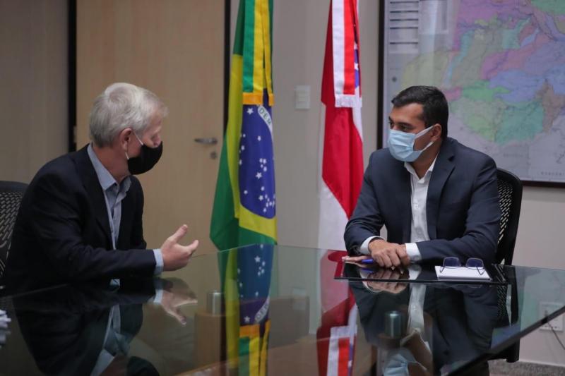 Wilson Lima discute modelo Zona Franca e projetos conjuntos em reunião com novo superintendente da Suframa