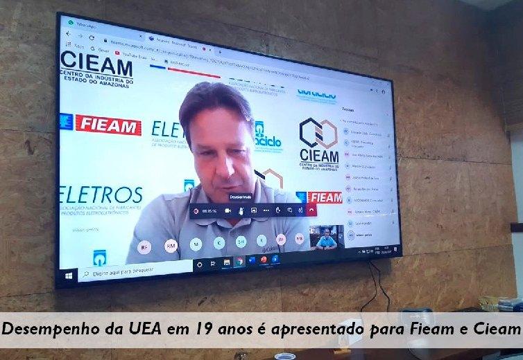 Desempenho da UEA em 19 anos é apresentado para Fieam e Cieam Desempenho da UEA em 19 anos é apresentado para Fieam e Cieam