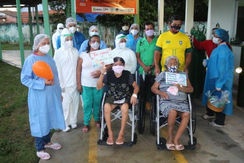 Quatro pacientes recebem alta hospitalar e Sala Rosa de Hospital de Barreirinha tem 99,9% de desocupação 