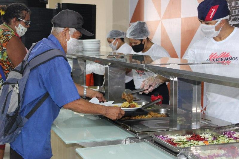 Seas e parceiros equipam Restaurante Popular do Centro com novos mobiliário e decoração