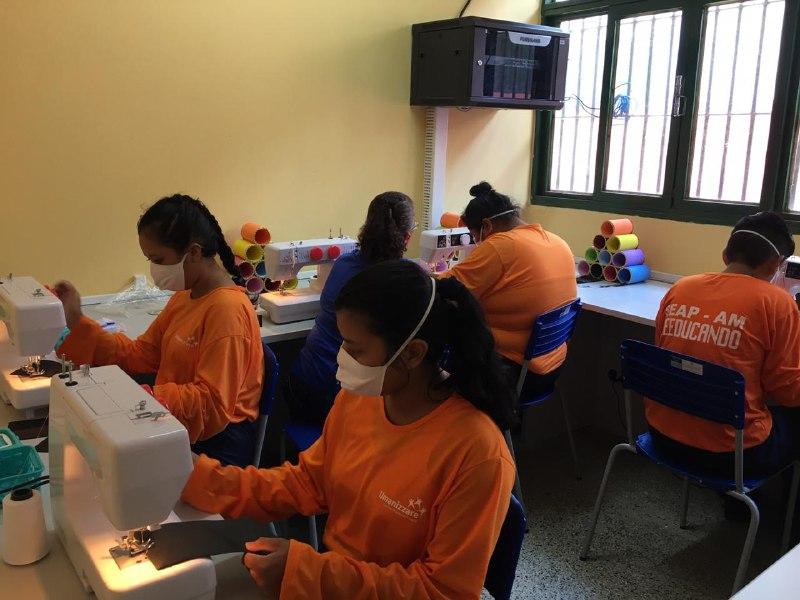 Internas do Centro de Detenção Provisório Feminino iniciam curso de Confecção de Máscaras de Tecido