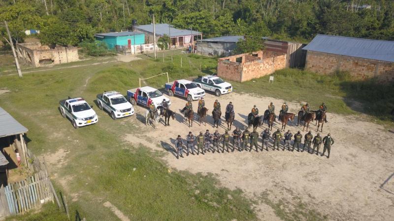 Polícia Militar e Polícia Nacional da Colômbia realizam operação conjunta em Tabatinga e Leticia