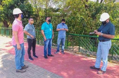Prosamim e Implurb realizam visitas técnicas em Parques Urbanos do programa