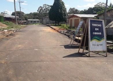 Governo do AM avança com as obras no sistema viário de Caapiranga