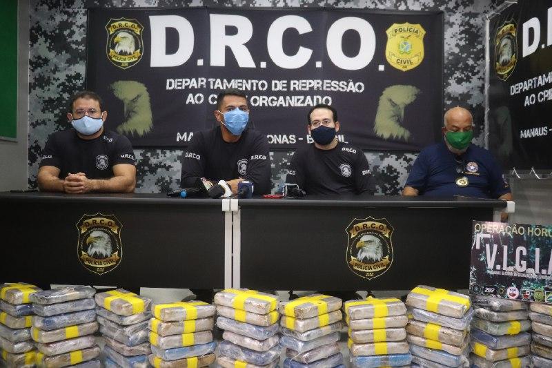 Polícia Civil realiza apreensão de 130 quilos de cocaína na zona sul de Manaus