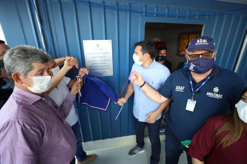Wilson Lima entrega Posto de Fiscalização Agropecuária em área livre de febre aftosa sem vacinação, em Novo Aripuanã