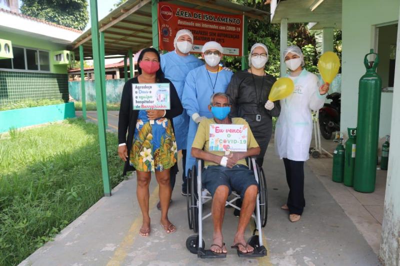 Vitória sobre a Covid-19: dois pacientes da zona rural de Barreirinha recebem alta hospitalar após internação 