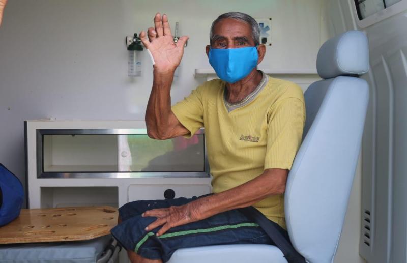 Em Barreirinha, idoso de 87 anos vence a Covid-19 e tem alta hospitalar