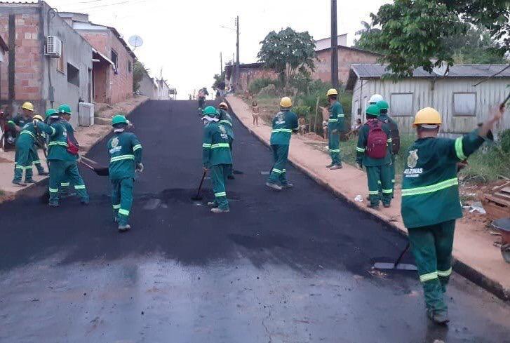 Governo do Estado avança com as obras de reconstrução do sistema viário do município de Tefé