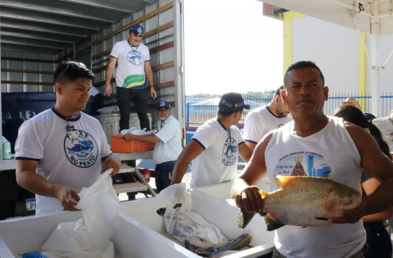 Sepror realiza 11ª edição do ‘Peixe no Prato’ em inauguração de feira da ADS, no Centro de Convivência ‘Magdalena Arce Daou’