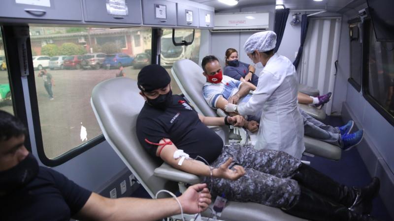 “PM Sangue Bom”: conheça o projeto que mobiliza policiais militares para doação de sangue no Amazonas