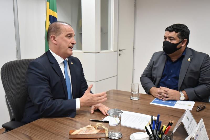 Em Brasília, secretário da Sejusc alinha ações de cidadania com o ministro Onyx Lorenzoni
