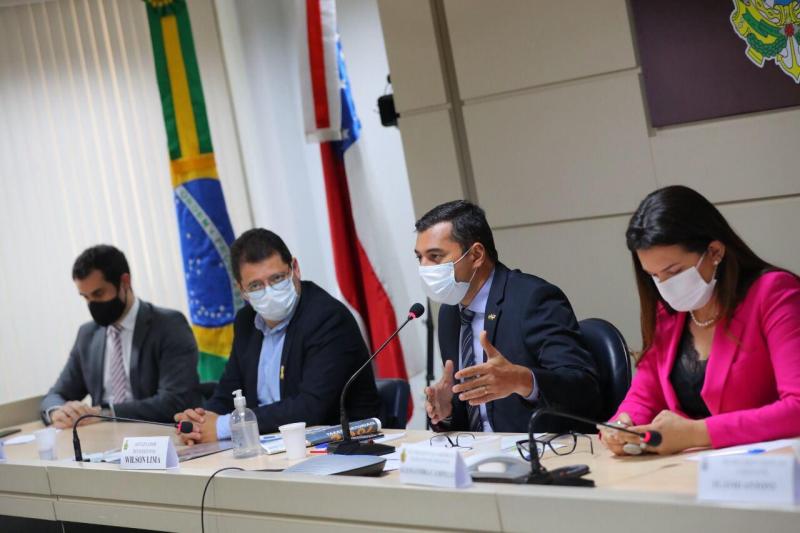 Wilson Lima anuncia consórcio de pesquisa sobre Covid-19 e reforça importância de medidas de prevenção
