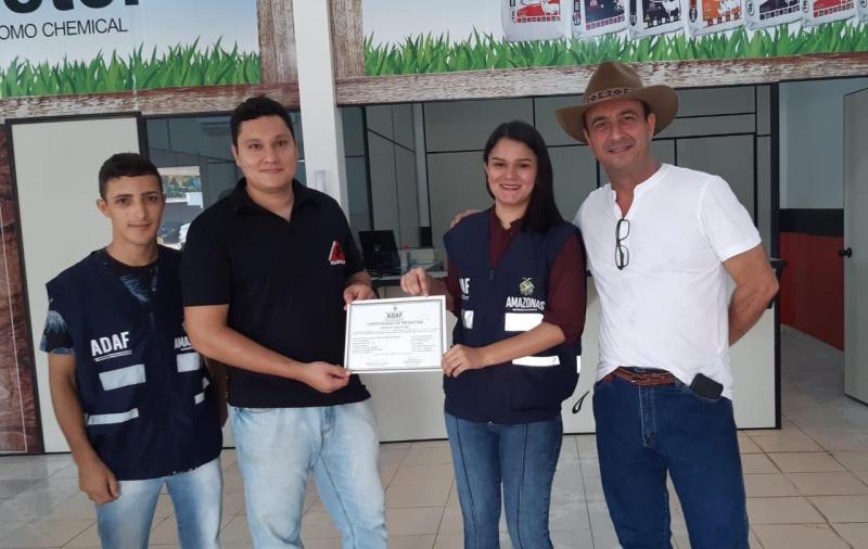 Adaf registra segunda revenda para a comercialização de agrotóxicos em Boca do Acre
