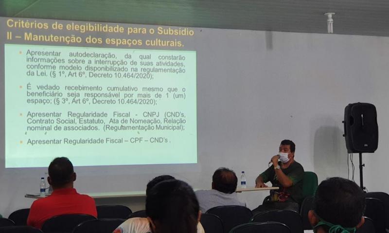 Secretaria de Cultura e Turismo convoca representantes de espaços artísticos e culturais