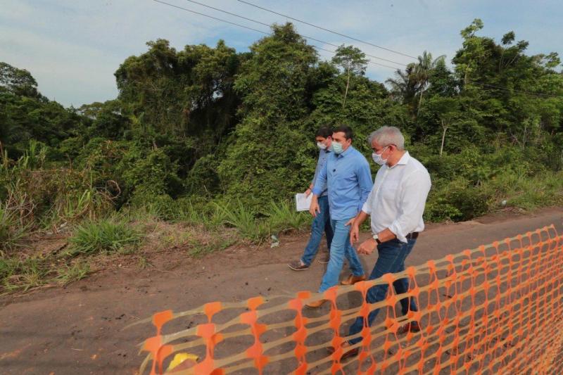 Governador Wilson Lima anuncia obra de reconstrução da rodovia Carlos Braga em Iranduba