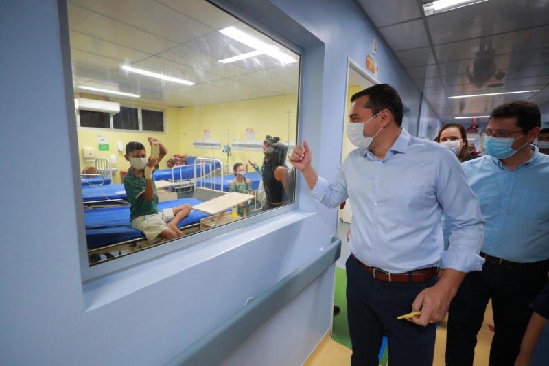 Wilson Lima anuncia oferta de novos serviços no Instituto de Saúde da Criança do Amazonas (Icam)