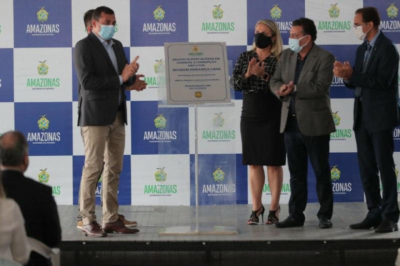 Governador Wilson Lima inaugura Delegacia Especializada em Combate à Corrupção