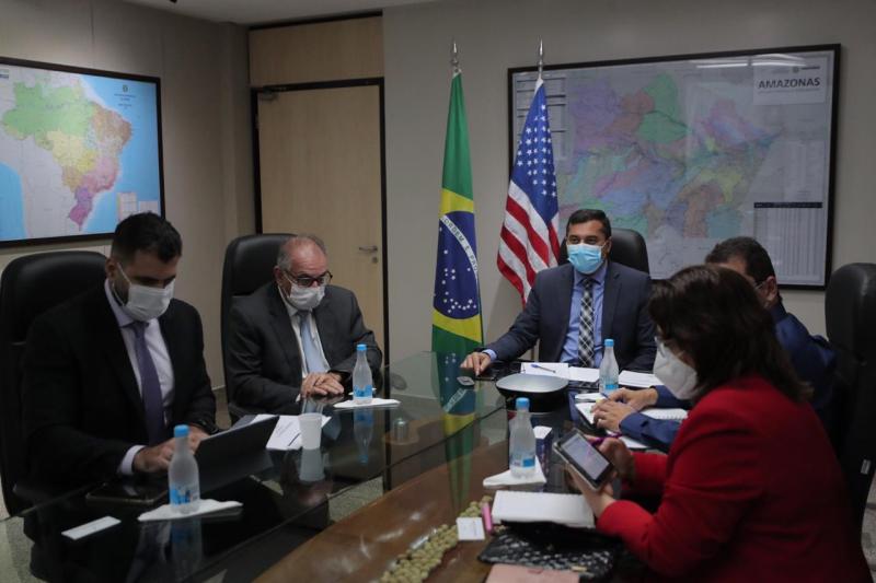 Wilson Lima e embaixador dos EUA discutem estratégias de aproximação entre governos