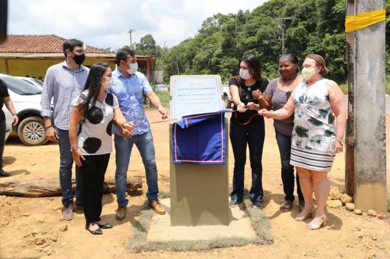 Wilson Lima entrega Ramal do Caldeirão e vistoria outras obras viárias em Iranduba