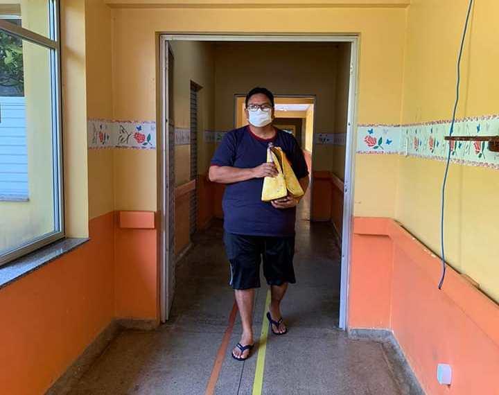 “Nasci de novo para amar e ser feliz. Uma nova vida se inicia”, disse Kleber Britto ao deixar o hospital Jofre Cohen 