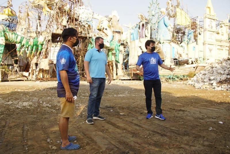 Caprichoso recupera área atingida por fogo e reorganiza galpão de olho no festival