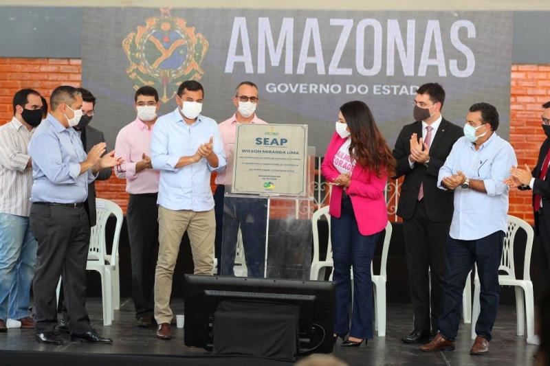 Wilson Lima inaugura nova sede da Secretaria de Administração Penitenciária