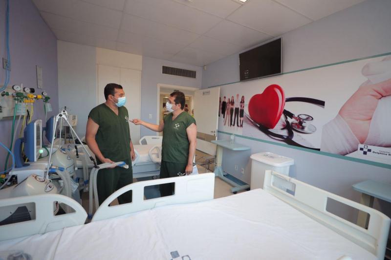 Governador Wilson Lima inspeciona ampliação de leitos de UTI no Hospital Delphina Aziz