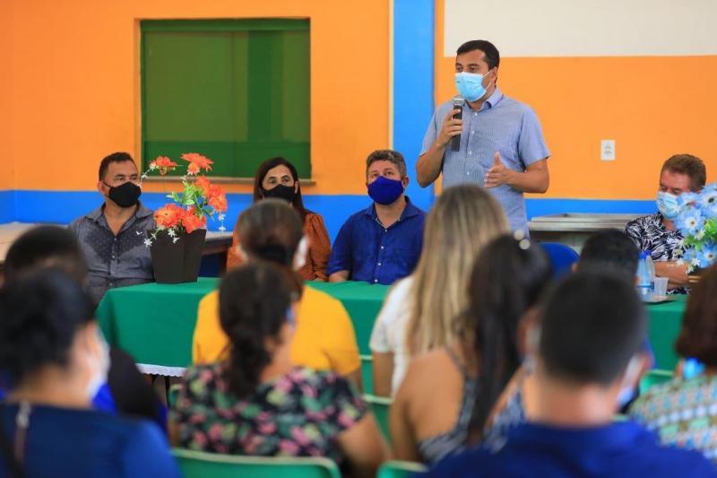 Wilson Lima anuncia revitalização de cinco escolas estaduais em Nhamundá