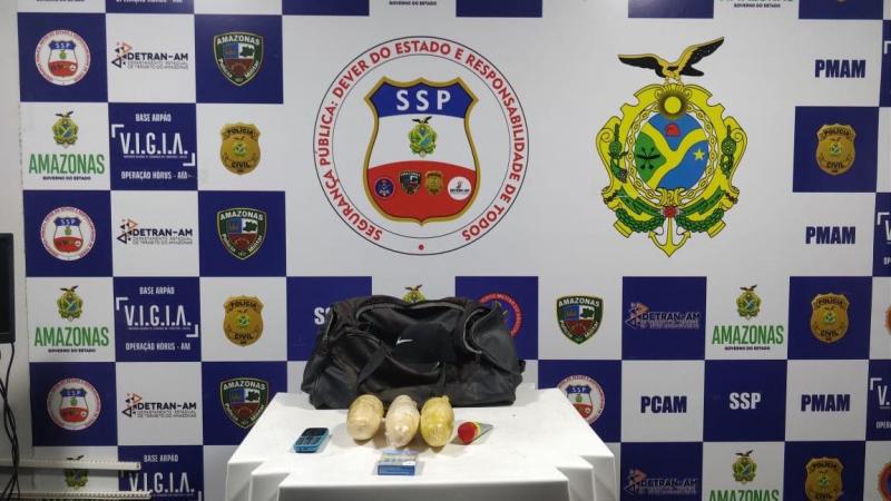 Base Arpão prende colombiano por tráfico de drogas no interior do estado