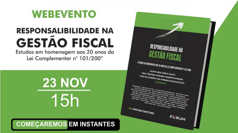 Auditor do TCE-AM participa de webevento para discutir a Lei de Responsabilidade Fiscal