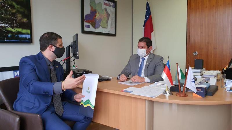 Presidente do Detran-AM prospecta recursos em Brasília para o programa de Interiorização do Trânsito
