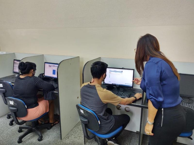 Exame supletivo da Secretaria de Educação ganha polo exclusivo de atendimento a público com deficiência