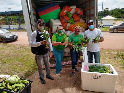 Em Autazes, Idam assiste cooperativa em entregas para o Programa Nacional de Alimentação Escolar