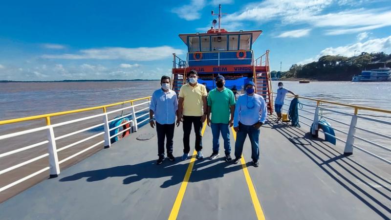 Para fortalecer o escoamento da produção, Prefeitura revitaliza ferryboat Artur Virgílio Filho