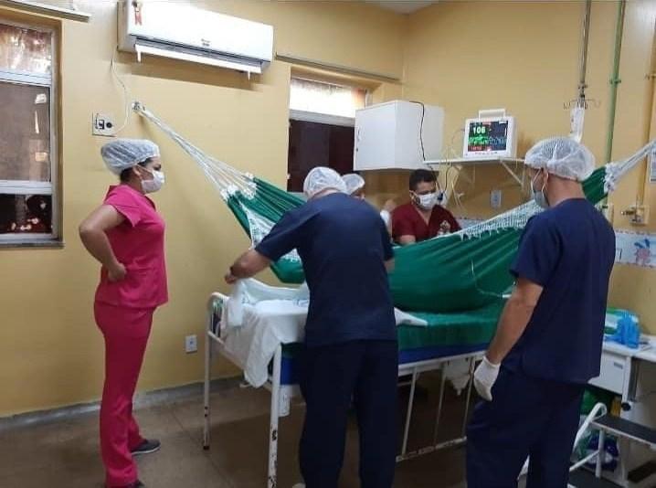 Paciente indígena de Nhamundá recebe tratamento para Covid-19 em Parintins