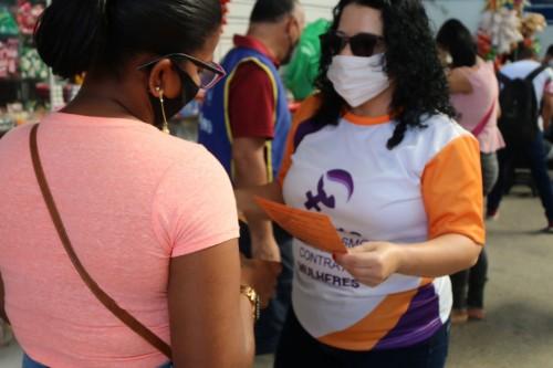 Sejusc leva campanha ‘16 dias de Ativismo pelo Fim da Violência Contra as Mulheres’ a terminais de ônibus