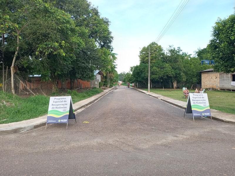 Governo do Amazonas conclui obra do sistema viário de Fonte Boa