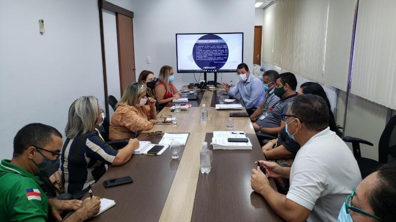 SES-AM e sindicatos se reúnem para alinhar retomada de atividades da Mesa Estadual de Negociação  
