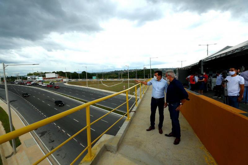 Wilson Lima inaugura viaduto Lydia da Eira Corrêa, maior viaduto da região Norte e maior complexo viário de Manaus