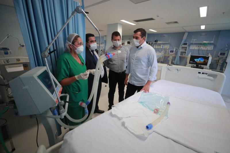 Wilson Lima anuncia abertura de novos leitos no Hospital Getúlio Vargas para pacientes com Covid-19