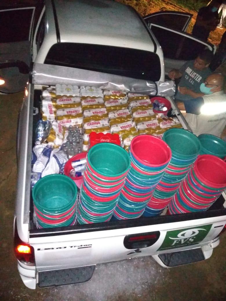 Organizador de festa clandestina é preso em ação da Central de Fiscalização