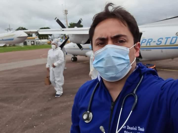 Com falta de UTIs em Manaus, médico Amintas Júnior é transferido para São Paulo para tratamento da Covid-19