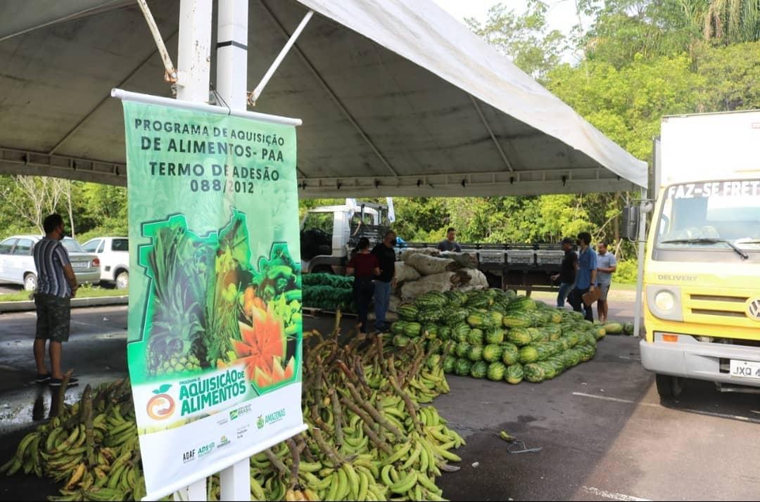 Amazonas é destaque na compra de produtos da agricultura familiar Amazonas é destaque na compra de produtos da agricultura familiar