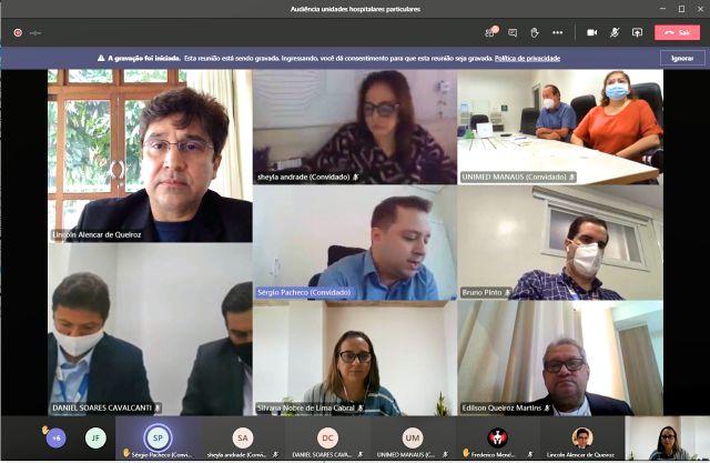 Covid-19: Promotores ouvem empresas de plano de Saúde e hospitais particulares sobre o colapso no atendimento
