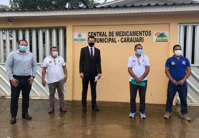 Covid-19: MP fiscaliza hospital e debate medidas contra a pandemia em Carauari